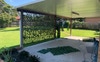 Back patio and large yard