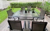 Shared courtyard. Closesline around the corner.