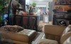 Lounge room looking into kitchen 