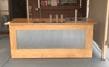 Outdoor bar with beer on tap and patio