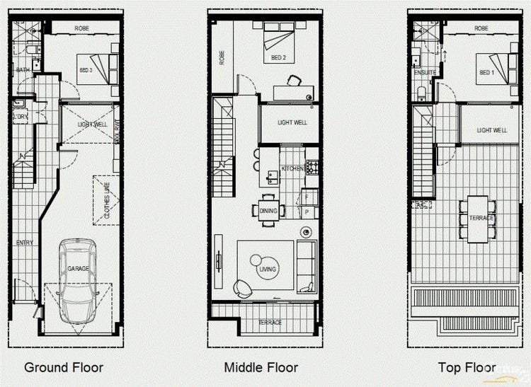 Share house Brunswick, Melbourne 255pw, 3 bedroom house