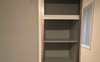 The built in wardrobe 