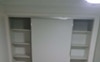 Wardrobe with shelves