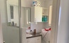 Shared bathroom shower & bath separate 