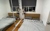 Don’t mind my undone bed frame! 
