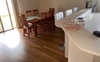 dining room with 8 seater dining table. 