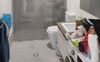 The downstairs bathroom 