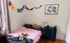 The bedroom up for rent