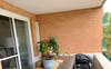 Balcony with Weber & folding clothesline