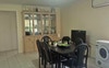 Open plan kitchen with a second dining area. 