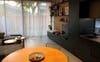 Shared kitchen/living.