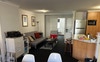 Open plan living room and kitchen 