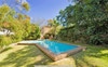 Landscaped building pool—rarely ever used 