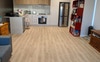 Kitchen and lounge area. No dinning table.