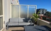 Sun soaked balcony on the 11 th floor