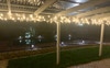 Backyard at night