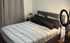 An example of how both rooms will look with a bed.