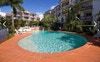 Pool area in complex 