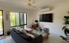 Downstairs living area. 