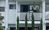 Street view of townhouse