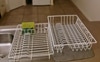 Drying racks and fridge
