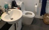The shared bathroom