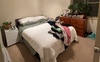 Bedroom with queen sized bed