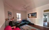 Lounge room with very comfy sofa bed for guests 