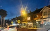 Croydon at night lots of restaurants 