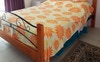 Double bed with new matress and protector.