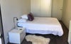 Your bedroom, taken from your balcony.