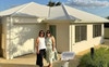Front of house (with my mum who doesn’t live here)