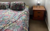 Bed 2: Queen bed/side draws (two)/reading light