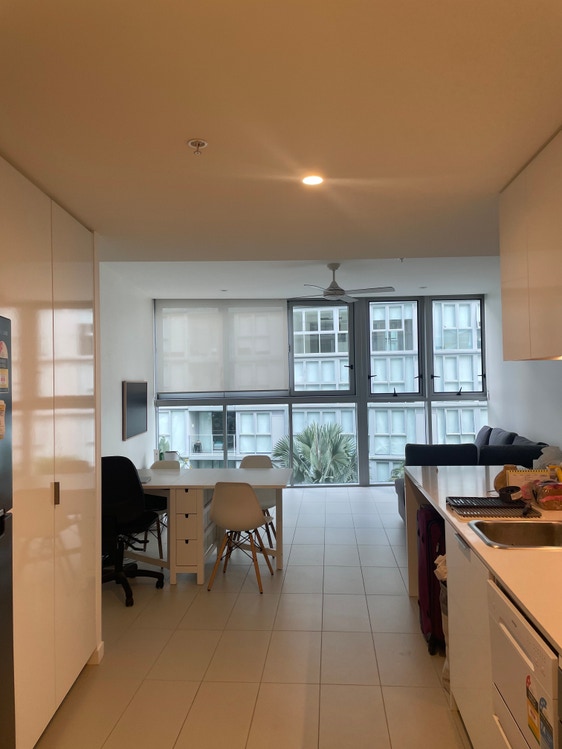 One bedroom apartment Newstead, Brisbane 375pw, 1 bedder/studio