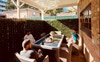 Sunny covered patio