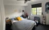 Queen bed in fully furnished room, built in robes