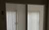 Wall division between the two rooms
