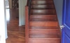 Stairs to master bedroom in loft