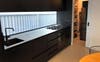Shared kitchen/living.