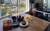 Sunday brunches with water views from living room