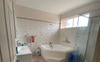 the bathroom