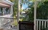 View from front deck to pool 