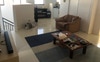 Living area and kitchen 
