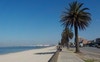 Cross the road to the beach