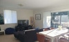 Living room and dining room