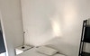 Bed side table, lamp, shelf