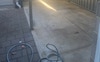 Inside garage 