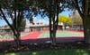 Tennis Court beside house