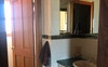 Separate vanity and toilet