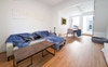 Living room from front door entrance